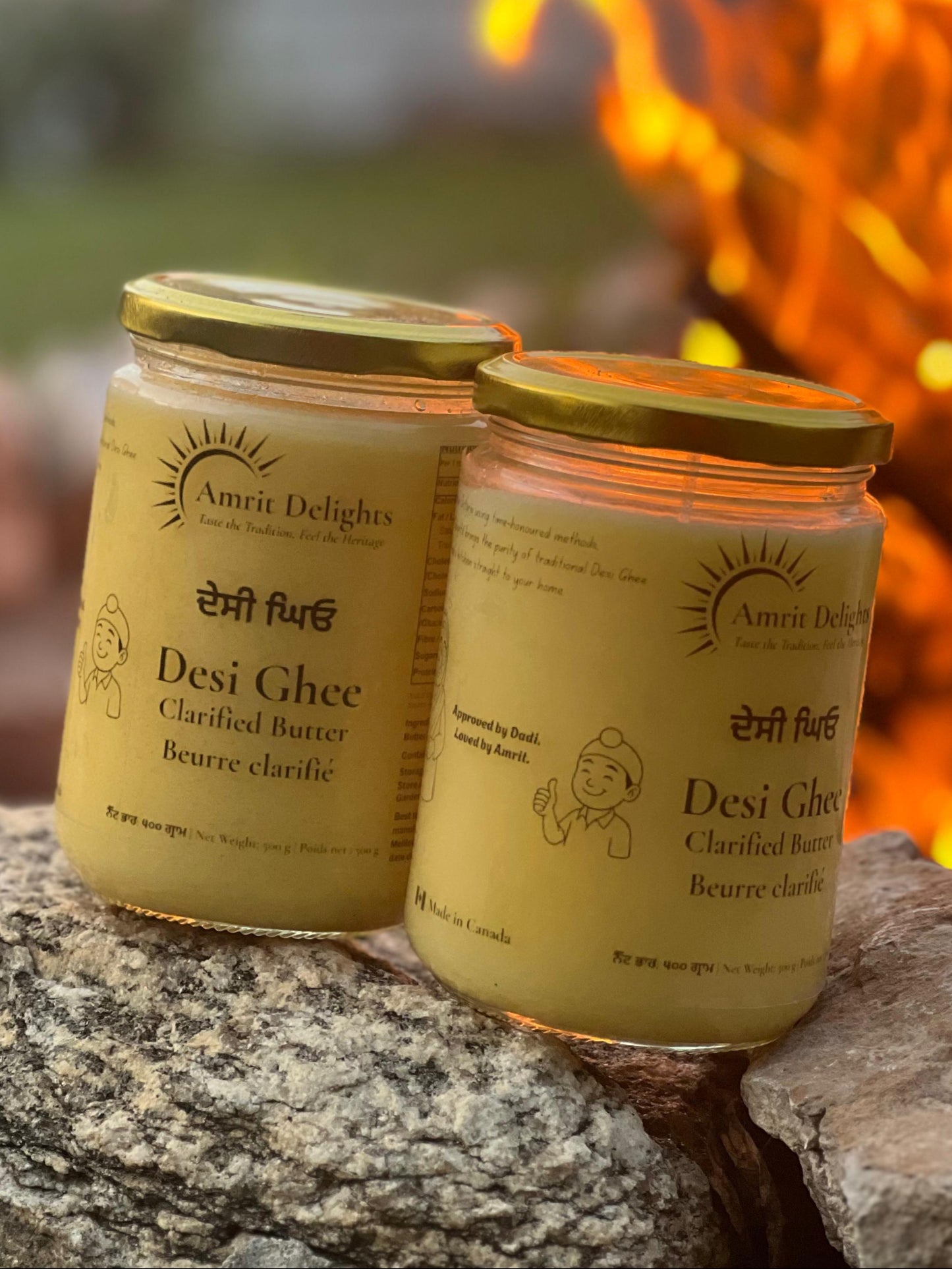 Amrit Delights Desi Ghee (Clarified Butter)